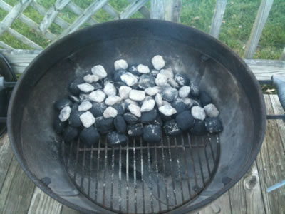 Weber Kettle Grill How to cook direct over a low heat